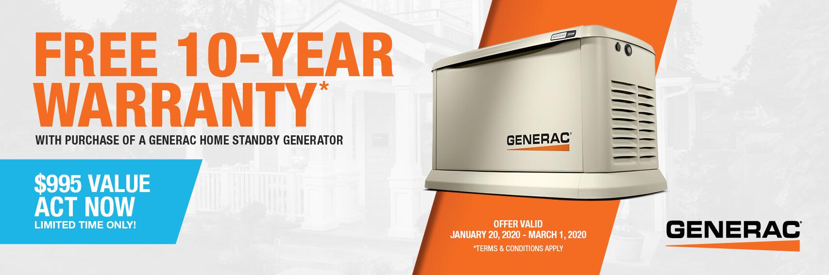 Homestandby Generator Deal | Warranty Offer | Generac Dealer | Amsterdam, NY
